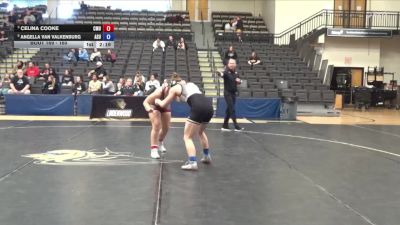 160 lbs Cons. Round 3 - Angella Van Valkenburg, Adams State vs Celina Cooke, Colorado Mesa University