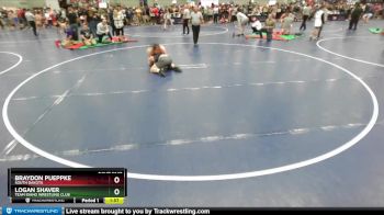 165 lbs Champ. Round 1 - Logan Shaver, Team Idaho Wrestling Club vs Braydon Pueppke, South Dakota