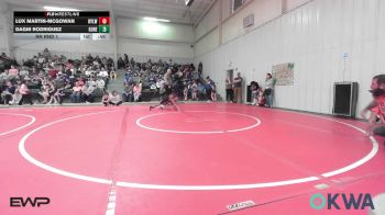41-51 lbs Rr Rnd 1 - Lux Martin-McGowan, Roland Youth League Wrestling vs Dagni Rodriguez, Gore Pirates Youth Wrestling