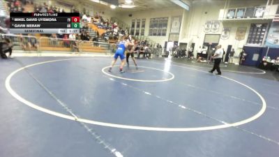 157 lbs Semifinal - Mikel David Uyemora, Fountain Valley vs Gavin Meraw, Aliso Niguel