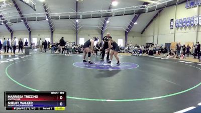 160 lbs Round 3 - Marrissa Trizzino, Unattached vs Shelby Walker, Mount Union University