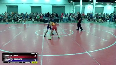 71 lbs Placement Matches (8 Team) - Dakhari Davis, Kansas vs Kingston Behrooz, Virginia