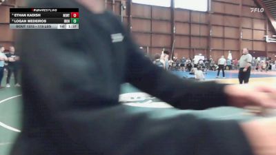 119 lbs Consi Of 4 - Ethan Kadish, Newton South vs Logan Medeiros, Iron Faith