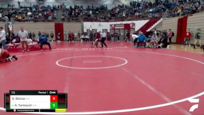 113 lbs Cons. Round 2 - Austin Turnquist, Speedway High School vs Samuel Blanco, Avon