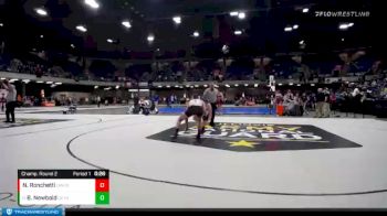 170 lbs Champ. Round 2 - Bryor Newbold, Quincy Senior vs Nicholas Ronchetti, Joliet Catholic