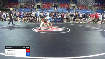 138 lbs Cons 128 #2 - Tyson Sherlock, Maryland vs Brecken Strickland, Pennsylvania