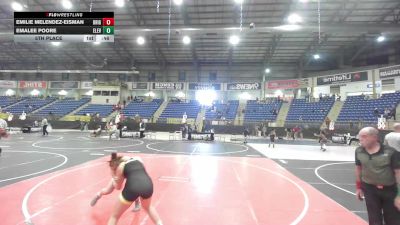 136 lbs 5th Place - Emilie Melendez-Eisman, Brighton WC vs Emalee Poore, Elevate Wrestling Academy