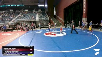 49 lbs Quarterfinal - Noah Wilmoth, Torrington Wrestling Club vs Hawkins Hoffman, Green River Grapplers Wrestling