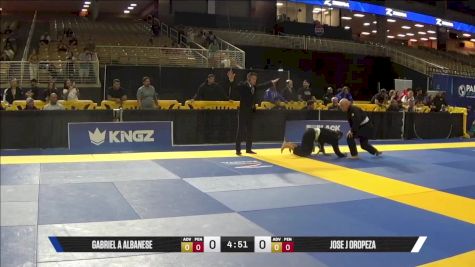 Gabriel A Albanese vs Jose J Oropeza 2025 Pan Jiu Jitsu IBJJF Championship