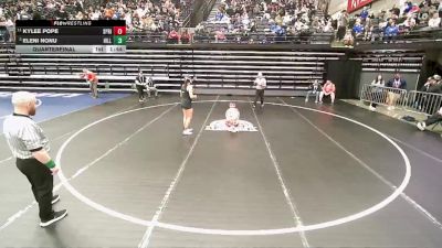5A 170 lbs Quarterfinal - Eleni Nonu, Hillcrest vs Kylee Pope, Springville