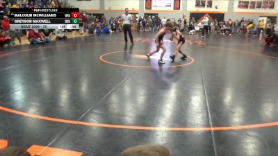 75 lbs Champ. Round 1 - Greyson Maxwell, Hawkeye Wrestling Academy vs Malcolm McWilliams, Wrath