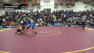 126 lbs Quarterfinal - Michael Ruiz, Canyon Randall vs Ignacio Villasenor, Stillwater