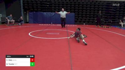 66 lbs Consi Of 8 #2 - Cael Daly, Newark Valley, NY vs Dekota Towler, Pittsburgh, PA