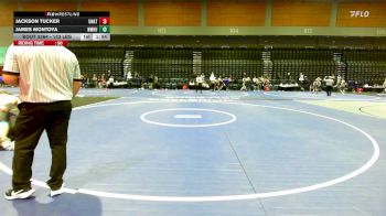 133 lbs Consi Of 8 #1 - Jackson Tucker, UNATT-LittleRock vs James Montoya, New Mexico Highlands