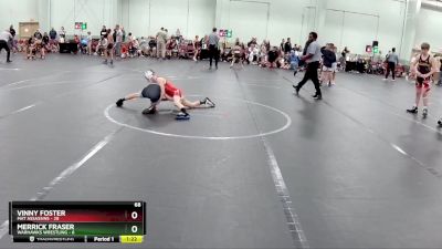 68 lbs Round 4 (8 Team) - Vinny Foster, Mat Assassins vs Merrick Fraser, Warhawks Wrestling