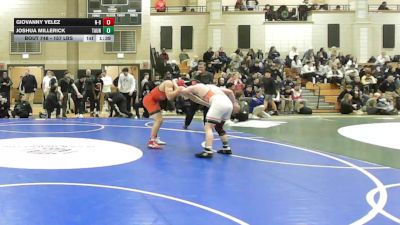 157 lbs 5th Place - Giovanny Velez, New Bedford vs Joshua Millerick, Taunton
