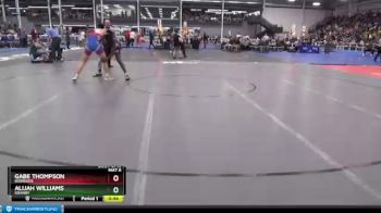 170 lbs Cons. Round 1 - Alijah Williams, Granby vs Gabe Thompson, Riverside