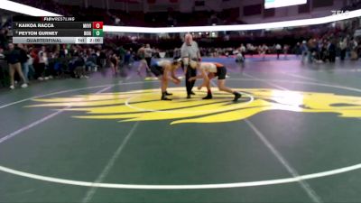 144 lbs Quarterfinal - Kaikoa Racca, Mountain View vs Peyton Gurney, Ridgevue