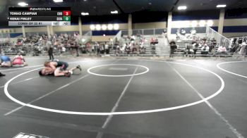 157 lbs Consi Of 32 #1 - Tomas Campian, Christopher Columbus HS vs Kenai Finley, Scrap Yard Garage