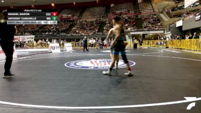 Open Men - 57 lbs Quarters - Manuel Martir, Community Youth Center - Concord Campus Wrestling vs Anthony Camarillo, Wright Wrestling Academy