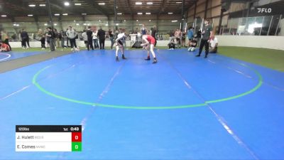 120 lbs 3rd Place - Jakob Hulett, Red Roots Wrestling Club vs Eoin Comes, Northern Vermont Wrestling Club