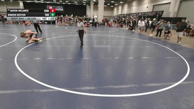132 lbs Champ. Rd Of 64 - Simon Boyer, Timpanogos Wrestling vs Aiden Nelmes, COWA