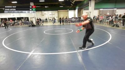 150 lbs Consi Of 16 #1 - Dominic Way, WV vs Zane Leitzel, MD