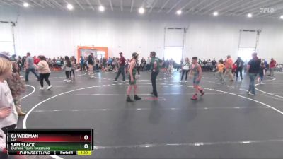 115 lbs Semifinal - Cj Weidman, C2X vs Sam Slack, Eastside Youth Wrestling