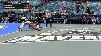 113 lbs Consi Of 16 #2 - Lane Owen, Volcano Vista vs Carson Davies, Esperanza