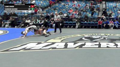 113 lbs Consi Of 16 #2 - Lane Owen, Volcano Vista vs Carson Davies, Esperanza