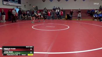 140 lbs Quarterfinal - Josie Dean, Columbus Catholic, Waterloo vs Presley Pugh, Janesville