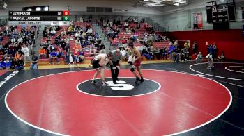 172 lbs Cons. Round 5 - Pascal Laporte, North East Hs vs Levi Foust, Ligonier Valley Hs