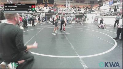 67 lbs Rr Rnd 1 - Tyler Thomas, Thomas Wrestling Academy vs Rose Reyna, Standfast