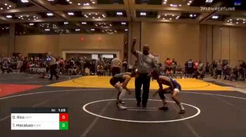 Match - Damian Rios, Safford Wrestling Club vs Tony Macaluso, Pueblo County