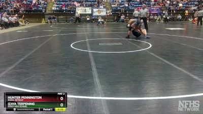 1 - 144 lbs 5th Place Match - Hunter Pennington, Rural Retreat vs Izaya Terpening, Essex High School