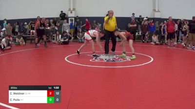 85 lbs Round 2 - Cody Weidner, Olympia National vs Chris Pulis, Pit Crew