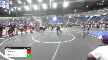 100 lbs Semifinal - Porter Tilberg, Rapid City Cobblers vs Elias Martinez, Team Braves WC