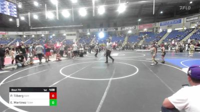 100 lbs Semifinal - Porter Tilberg, Rapid City Cobblers vs Elias Martinez, Team Braves WC