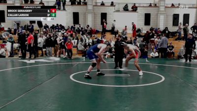 150 lbs Consi Of 8 #1 - Brock Geraigery, Silver Lake vs Callan Larson, Bristol-Plymouth