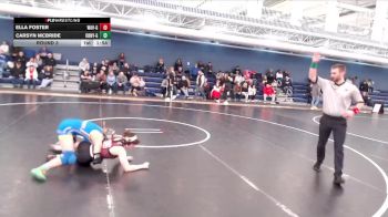 115 lbs Round 3 - Carsyn McBride, Kearney vs Ella Foster, Waverly Girls