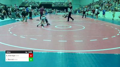 80 lbs Final - Andrew Aldridge, Guerrilla Wrestling Academy vs Jacob Barrett, Sequoyah Youth Wrestling Club