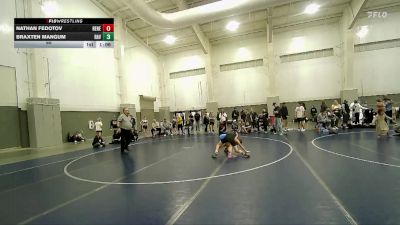 90 lbs Round 2 (4 Team) - Nathan Fedotov, Renegade vs Braxten Mangum, Ravage