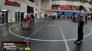 120 lbs Cons. Round 2 - Costas Lambrou, Severn School vs Cody Lehman, Calvert Hall College