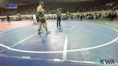 285 lbs Quarterfinal - Zander Dickson-Reese, Bristow Youth Wrestling vs Colton Epperson, Wyandotte Youth Wrestling