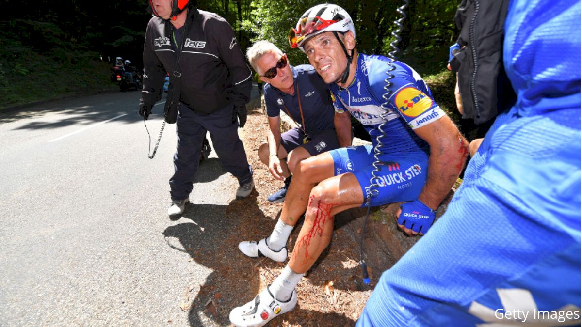 Philippe Gilbert's Tour Over After Crash Into Ravine
