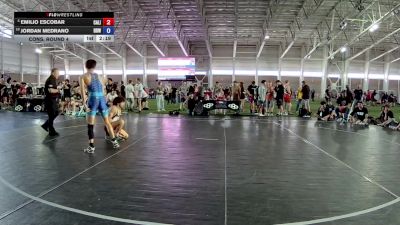 120 lbs Cons. Round 4 - Emilio Escobar, California vs Jordan Medrano, Delano Diablos Wrestling