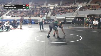 192-D4 3rd Place Match - BEAU SECRIST, Benjamin Franklin High School vs Aaron Whitten, Phoenix Christian Preparatory School