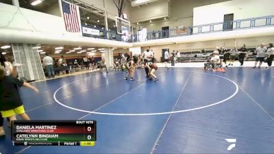 145 lbs 5th Place Match - Daniela Martinez, Stallions Wrestling Club vs Catelynn Bingham, Davis Wrestling Club