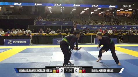 Ana Carolina Vasconcellos Dos Sa vs Isabela Klein De Morais 2026 Pan Kids Jiu-Jitsu IBJJF Championship