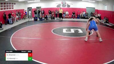 215 lbs Cons. Round 6 - Seth Kimmel, Berlin Brothersvalley Hs vs Kaden Shannon, Southmoreland Hs